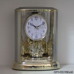 Часы La Minor 913 статуэтка с маятником gold