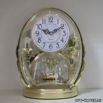 Часы La Minor 928 статуэтка с маятником gold